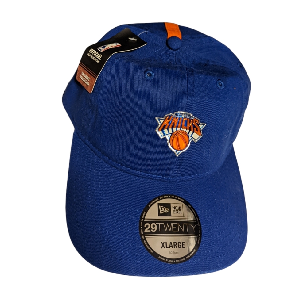 NWT  New Era Blue New York Knicks On-Court 29TWENTY Fitted Hatby New Era XLarge